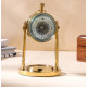NOVELIKA - Victoria London (1876) Vintage Brass Table Clock with Compass(NA729) NOVELIKA - Victoria London (1876) Vintage Brass Table Clock with Compass(NA729)