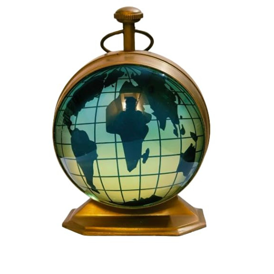 NOVELIKA-  Vintage or Antique Designs  Brass Table Clock (NA732)