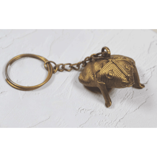 100% Brass Frog Keychain - For Car, Bike, Scooter, Locker, Wardrobe, Home, and Office keys 100% Brass Frog Keychain - For Car, Bike, Scooter, Locker, Wardrobe, Home, and Office keys