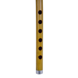Natural Bamboo Flute - Indian Musical Instrument Krishna Flute - For Mens Women Kids - 1A Scale Bansuri