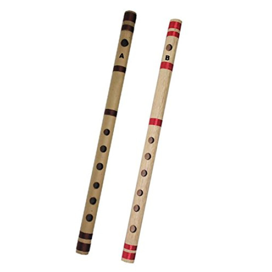 Natural Bamboo Flute - Professional Musical Instrument - 7 Finger Hole - For Son Gift, Birthday Gift