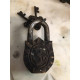 NOVELIKA - Vintage-Style Antique Brass Padlock featuring Lord Hanuman ( Pack of 1)
