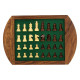 Novelika- Chess Wooden Indoor Outdoor Board Game Set Round Shape by Craft Art India.