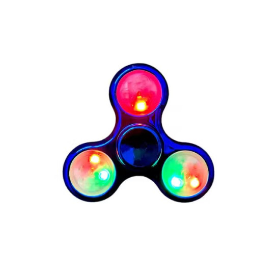 FIGROL Pop Fidget Spinner, Simple Sensory Fidget Spinner Toy For Stress Reduction and Anxiety Relief Hand Toy for Children-Blue