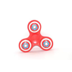 NOVELIKA-Super Hero shield Three Star Fidget Hand Spinner Toy (Multicolor) NOVELIKA-Super Hero shield Three Star Fidget Hand Spinner Toy (Multicolor)