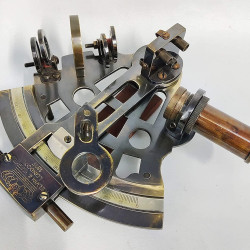 Antique Brass Maritime Nautical Sextant Marine Astrolabe Ship's Instruments Decorative Nautical