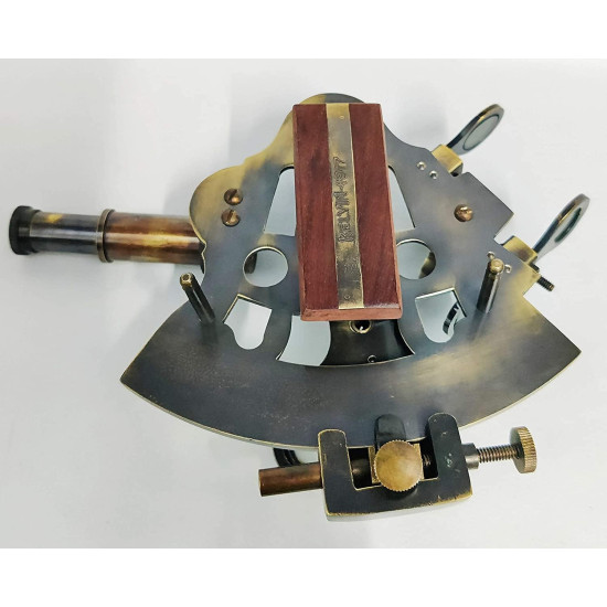 Antique Brass Maritime Nautical Sextant Marine Astrolabe Ship's Instruments Decorative Nautical Antique Brass Maritime Nautical Sextant Marine Astrolabe Ship's Instruments Decorative Nautical
