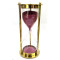 NOVELIKA-Decorative Brass 1 Minute Antique Brass Sand Timer (Set of 1)