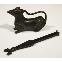 Antique  Padlock Of Dog - For Home Decor Collection Or Gifting (Brass 100%)