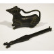 Antique  Padlock Of Dog - For Home Decor Collection Or Gifting (Brass 100%)