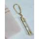 Sand Timer Keychain - Nautical Brass Sand Timer Key Ring Perfect for Gift - Set Of 1