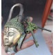 NOVELIKA - Brass Buddha Head Padlock with Two Keys (Pack of 1 ) 6 Inches. NOVELIKA - Brass Buddha Head Padlock with Two Keys (Pack of 1 ) 6 Inches.