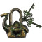 NOVELIKA - Brass Camel Padlock with two keys, designed in the shape of a camel. (Pack of 1)