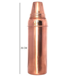 NOVELIKA - Pure Copper Leak Proof Joint Free Water Bottle  With Ayurveda Health Benefits- (850ml)