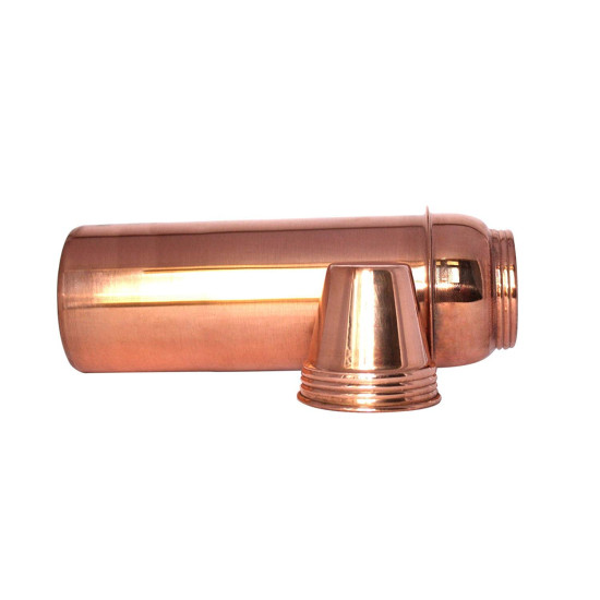 NOVELIKA - Pure Copper Leak Proof Joint Free Water Bottle  With Ayurveda Health Benefits- (850ml)