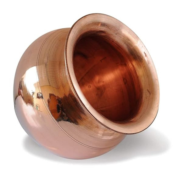 100% Pure Copper Kalash Lota  - For Pooja  Lota for Home and Temple