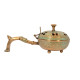 Novelika- BrassLobandan Charcoal Incense Burner/Bakhoor Burner (NA558A) Novelika- BrassLobandan Charcoal Incense Burner/Bakhoor Burner (NA558A)