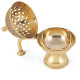 Novelika-  Brass Dhuna Loban Burner Dhoop Dani or Lobandan(NA557A)