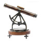 Novelika- Antique Brass Nautical Vintage Alidade Telescope Compass (NA553A)