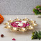 Novelika- Decorative Brass Diya Urli Bowl Set with 10 Diyas (NA550A)