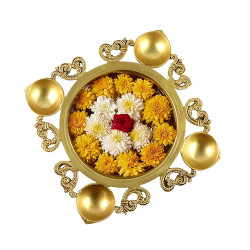 Novelika- Brass Urli, a Traditional Decorative And Functional Bowl Originating from South India 500ML(NA551A) Novelika- Brass Urli, a Traditional Decorative And Functional Bowl Originating from South India 500ML(NA551A)