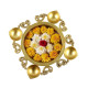 Novelika-  Brass Urli, a Traditional Decorative And Functional Bowl Originating from South India 500ML(NA551A)