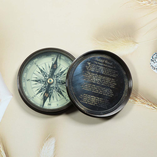 NOVELIKA- (STANLEY LONDON) -1885 Pocket Compass  Round Shape Unique Design Premium Quality.