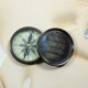 NOVELIKA- (STANLEY LONDON) -1885 Pocket Compass  Round Shape Unique Design Premium Quality.