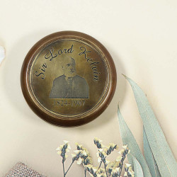 Antique Brass Sundial Compass Camping/Hiking Steampunk Accessory - Sir Lord Kelvin 1824 - 1907 Metal Compass 