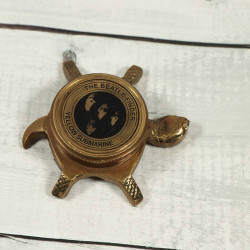 Antique Brass Sundial Turtle Design Compass Camping/Hiking Steampunk Accessory Metal Compass 