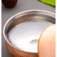 Novelika-  Copper Lagan Handi with Lid (NA633)