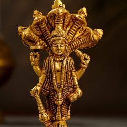 Novelika-  Brass Idol of Lord Vishnu(NA638)