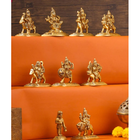 Novelika-  Brass Navdurga Idols(NA640)