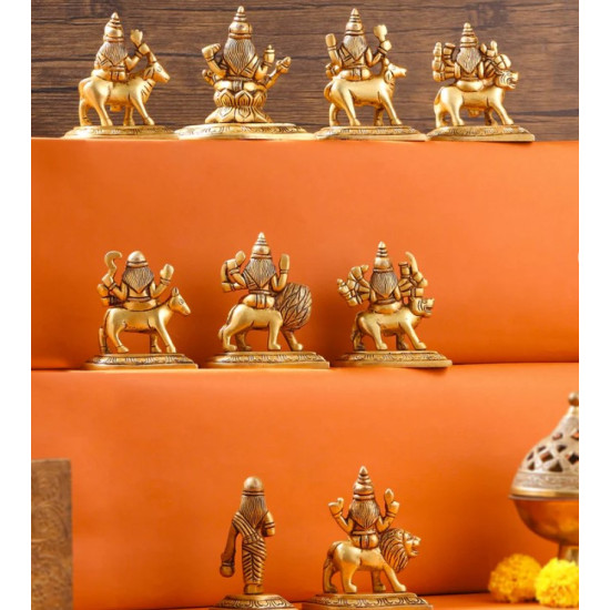 Novelika-  Brass Navdurga Idols(NA640)