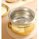 Novelika Traditional Indian Brass Hammered Handi with Lid (Na645)