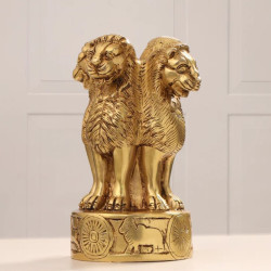 Novelika-Brass Ashok Stambh or   National Emblem of India(NA651)