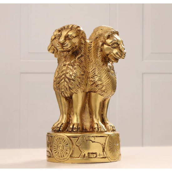 Novelika-Brass Ashok Stambh or   National Emblem of India(NA651)