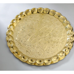 Novelika-  Brass Traditional Pooja Thali (Pooja Plate)(NA654)