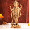 Novelika-Golden Brass idol of Lord Vishnu(NA660)