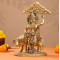 Novelika- Brass Krishna with Cow and Govardhan Parvat Idol(NA661)