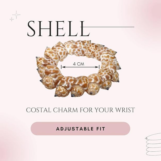 Novelika Handmade Seashell Bracelet for Women