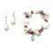 Novelika Handmade Seashell Bracelet, cowry Shell Ear rings for Women