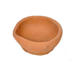 Novelika Handmade Mitti Ki Deepak | Clay Diya | Terracotta Decorative Diyas For Diwali Puja - 21 Piece