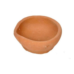 Novelika Handmade Mitti Ki Deepak - Clay Diya Terracotta Decorative Diyas For Diwali - 51 Piece