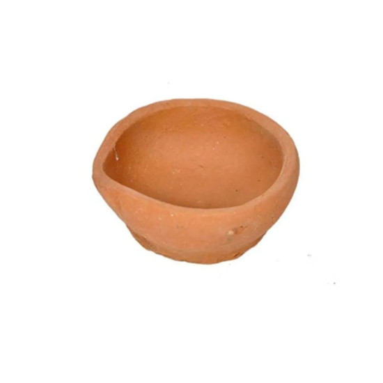 Novelika Handmade Miiti Ki Deepak - Clay Diya - Terracotta Decorative Diyas For Diwali - 108 Piece