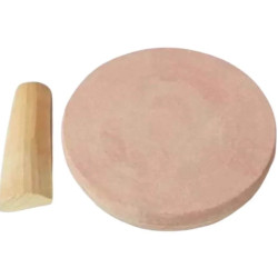 Novelika Sandalwood Pata -  With 1 Chandan Stick - Used for preparing sandalwood paste - Set Of 1