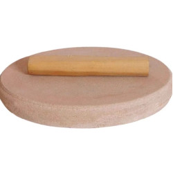Novelika Sandalwood Pata -  With 1 Chandan Stick - Used for preparing sandalwood paste - Set Of 1