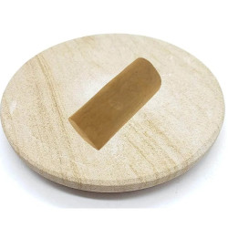 Novelika Chandan Pata Stone Chakla - Sandlewood Rubbing Board With - Set Of 1