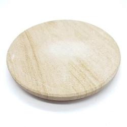 Novelika Chandan Pata Stone Chakla - Sandlewood Rubbing Board With - Set Of 1