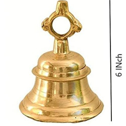 NOVELIKA- Brass Bell Temple Ghanta Pooja Bell (1 KG ) Pack of 1 NOVELIKA- Brass Bell Temple Ghanta Pooja Bell (1 KG ) Pack of 1